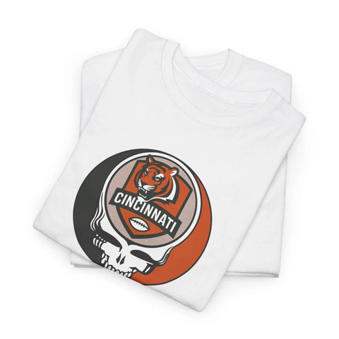 Grateful Dead - Cincinnati Bengals Stealie Unisex T-Shirt - NFL - StealieShop